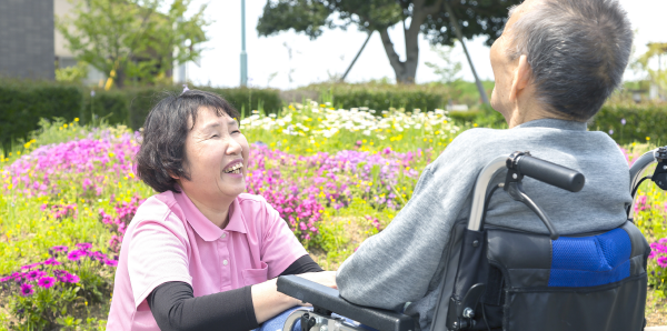 松ヶ浦荘デイサービスセンター　介護福祉士　梅澤敦子